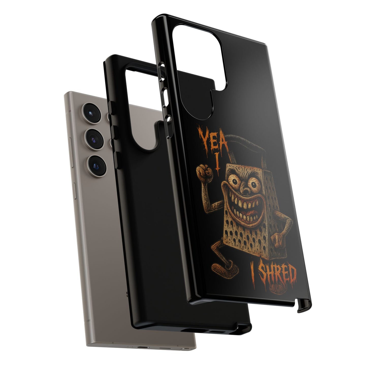 Phone Case — Funny Grater Character 'Yea I Shred' Protective iPhone Cover