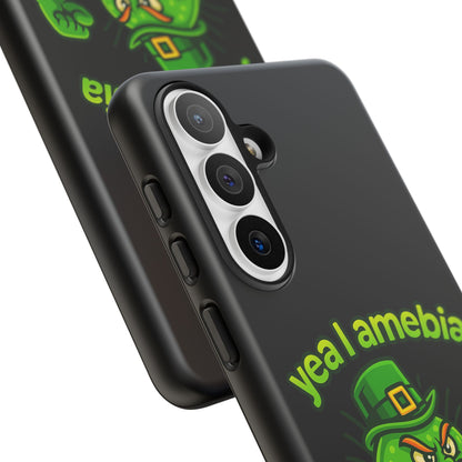 Phone Case – “Yea I Amebia, Amebia Your Face” St. Patrick’s Day Funny Amoeba Design