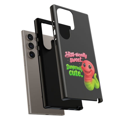 Phone Case — "Hiss-tically Sweet, Dangerously Cute" Worm Design
