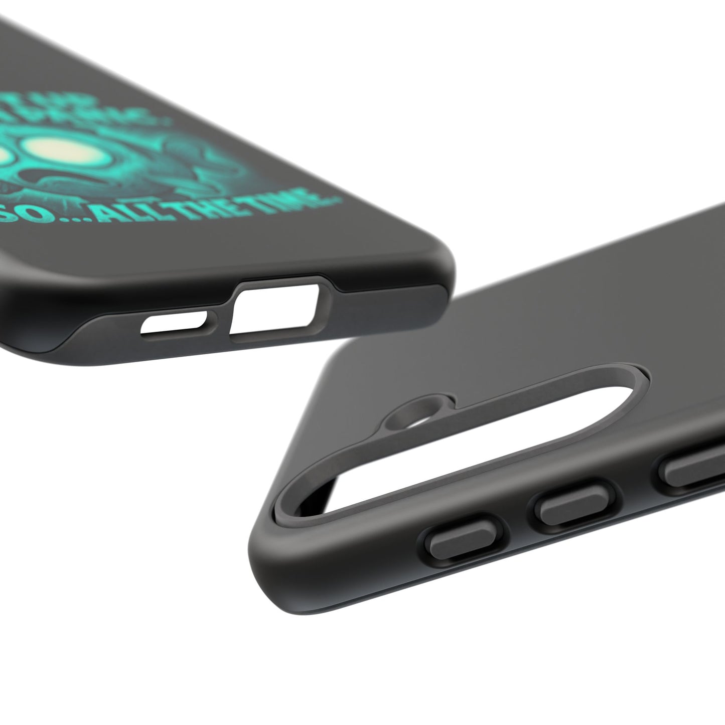 Phone Case — "I Light Up When I Panic" Glow Fish Anxiety Phone Case