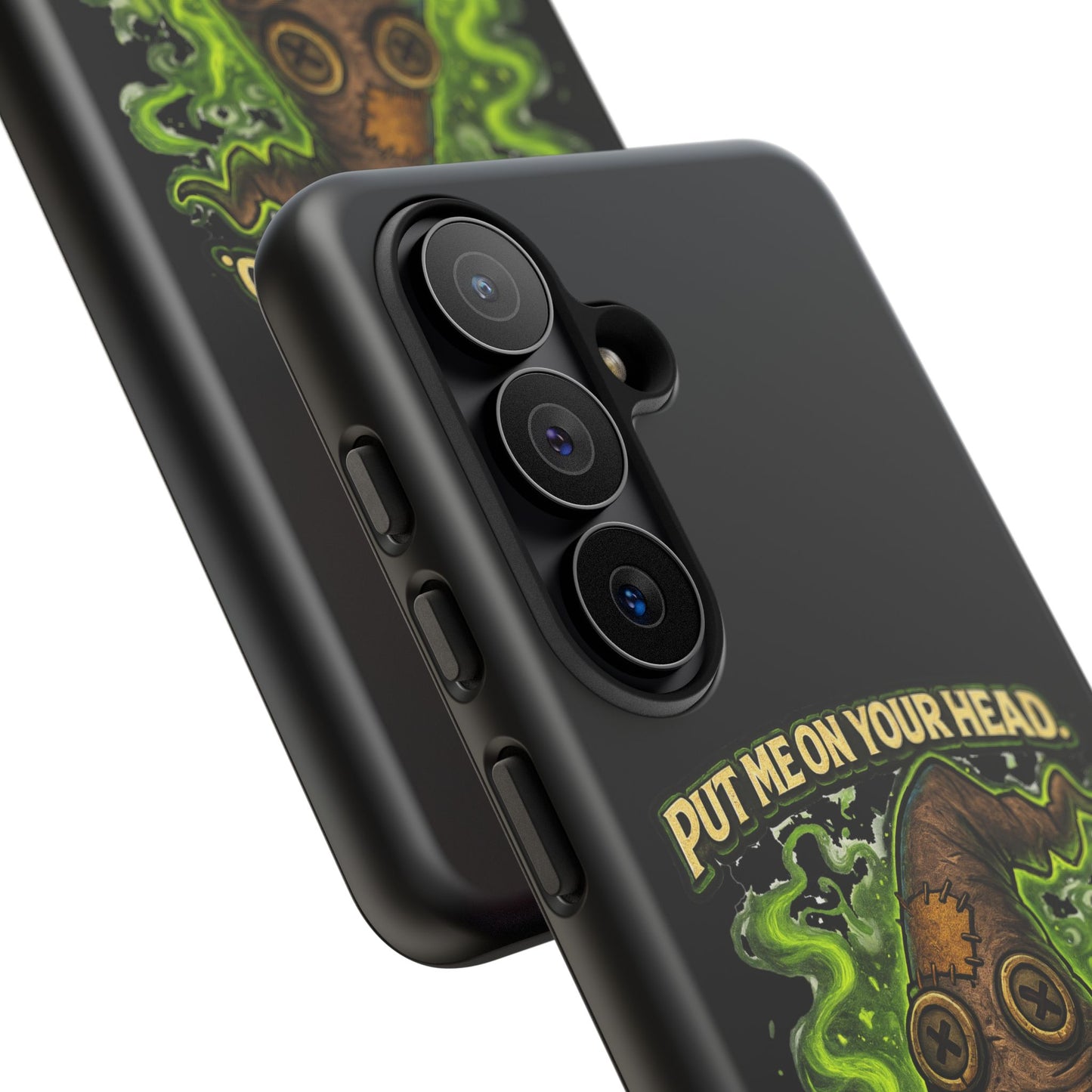 Phone Case — “Put Me On Your Head, I Double Dare You” Scary Witch Hat Design