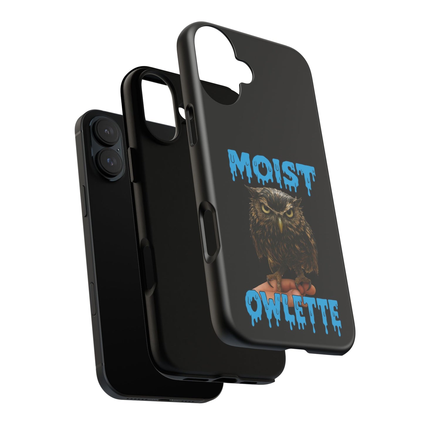 Moist Owlette Phone Case — Funny Owl Graphic Protective Case
