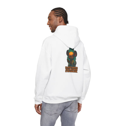 Creepy Mouse Hoodie — "Would Be Cheese in the Dark" Graphic Pullover