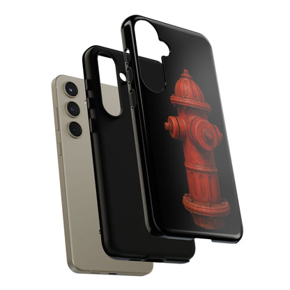 Red Fire Hydrant Phone Case — Tough Protective iPhone Cover