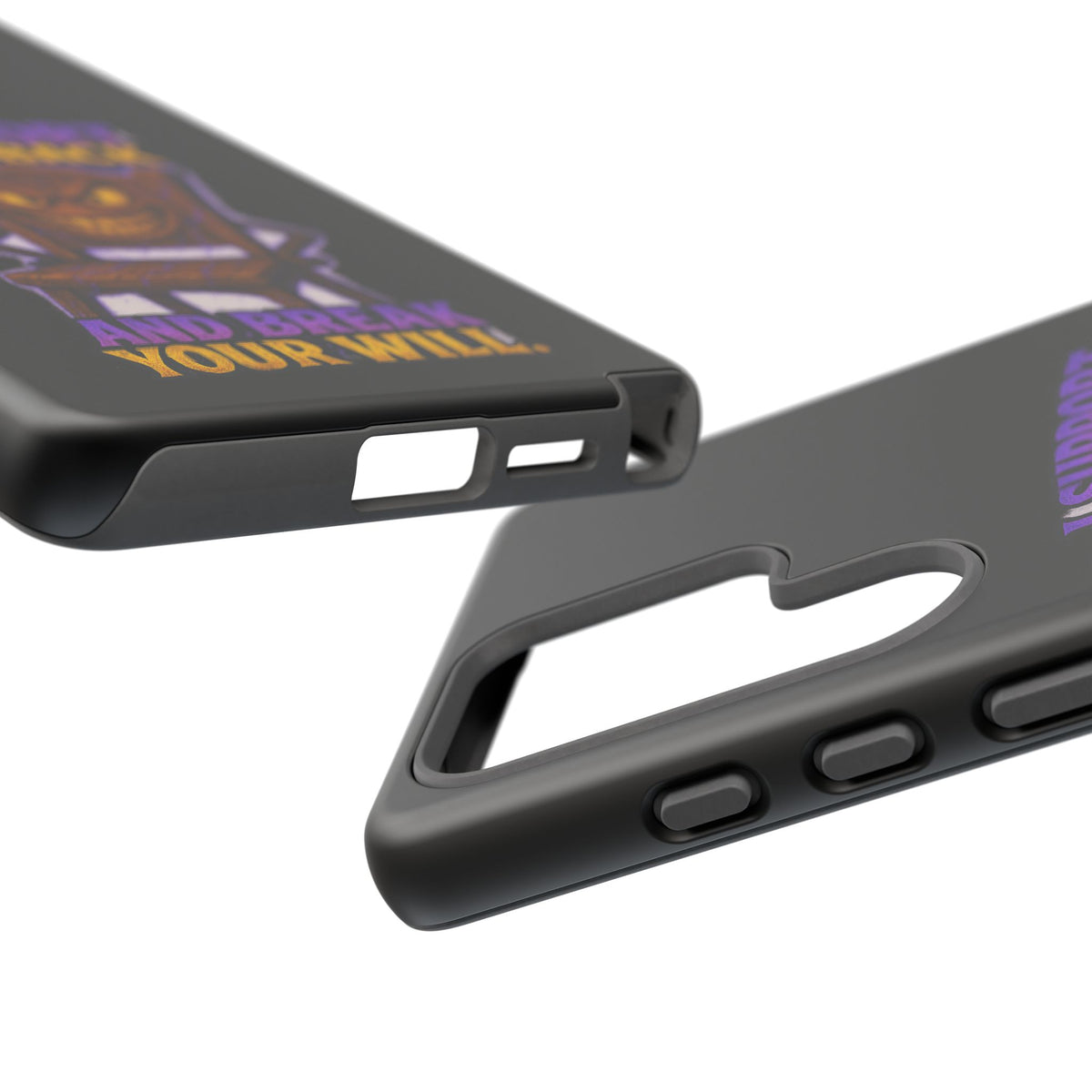 Phone Case — "I Support Your Back and Break Your Will" Funny Creepy Chair Design