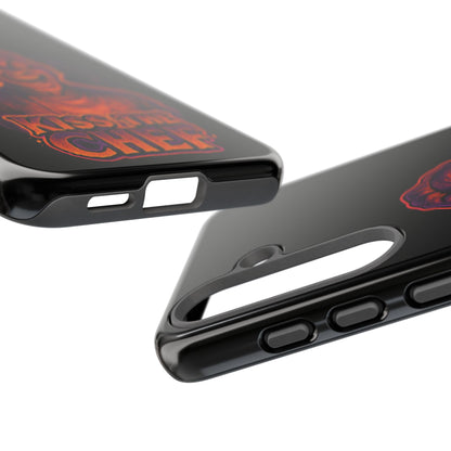 Phone Case — "Kiss the Chef" Neon Horror Chef Design