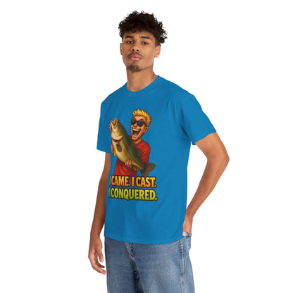 I Came I Cast I Conquered Fishing Tee | Bass Angler Shirt