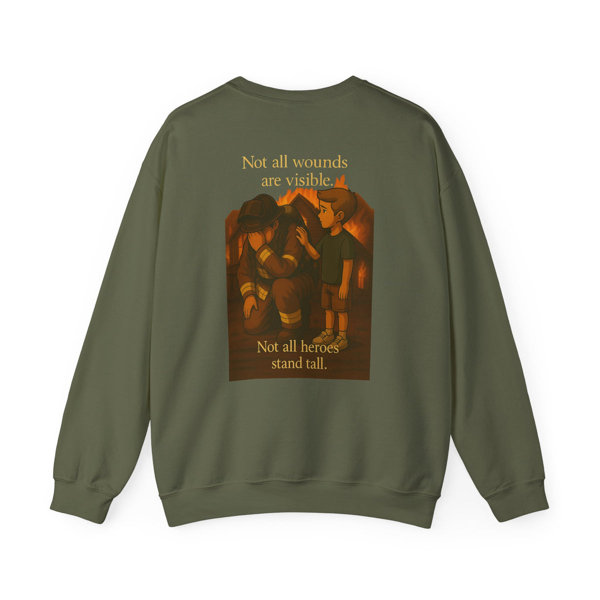 Not All Wounds Are Visible Crewneck Sweatshirt