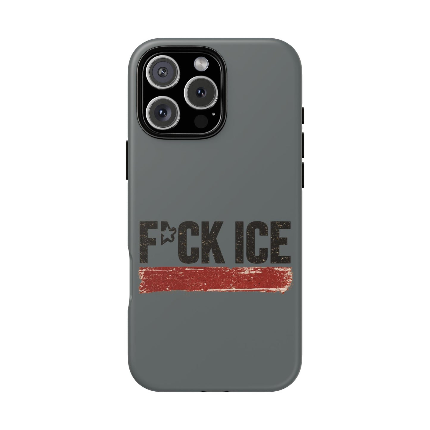 Phone Case - "F*CK ICE" Distressed Protest Design