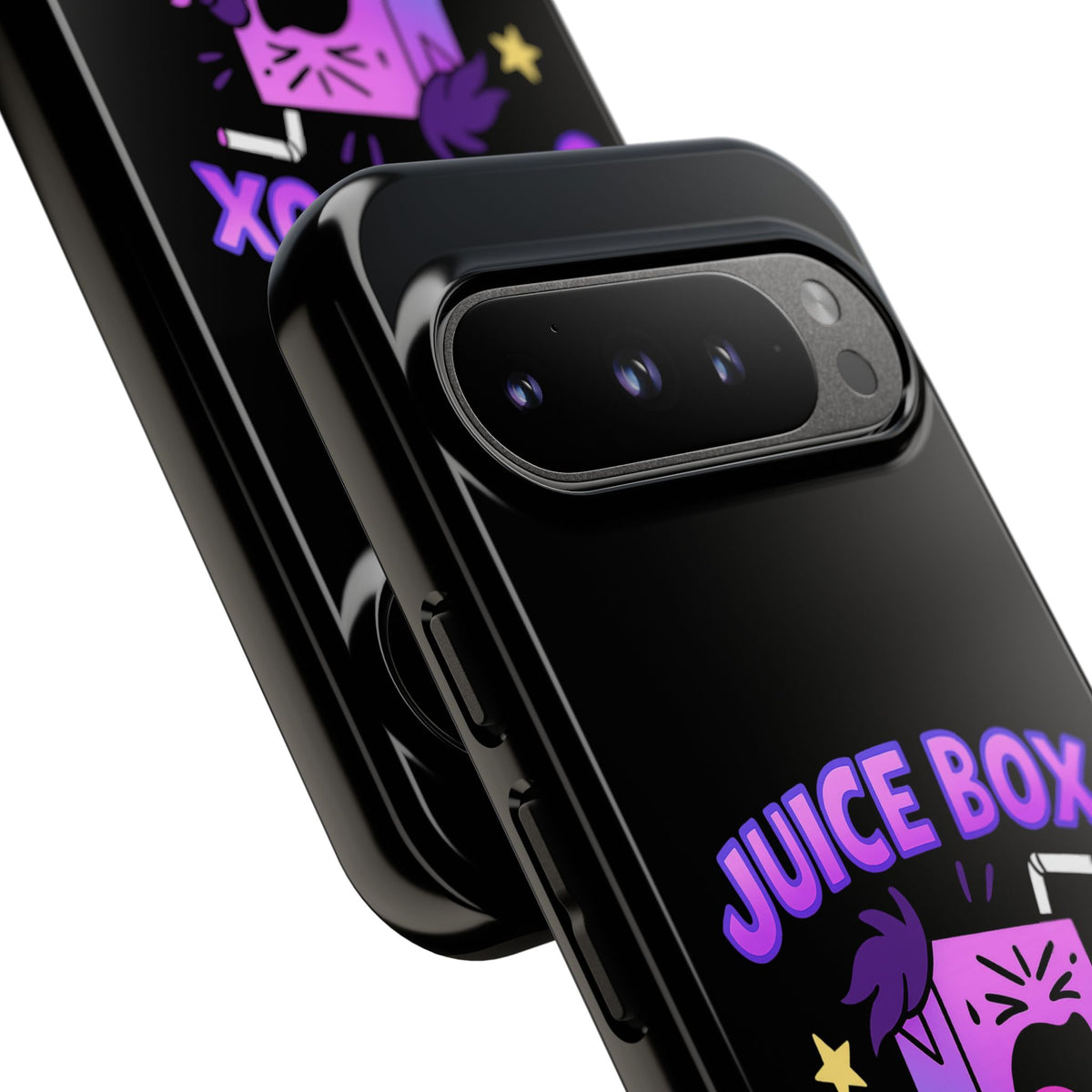 Phone Case — 'Juice Box Hero' Cute Cartoon Protective Cover