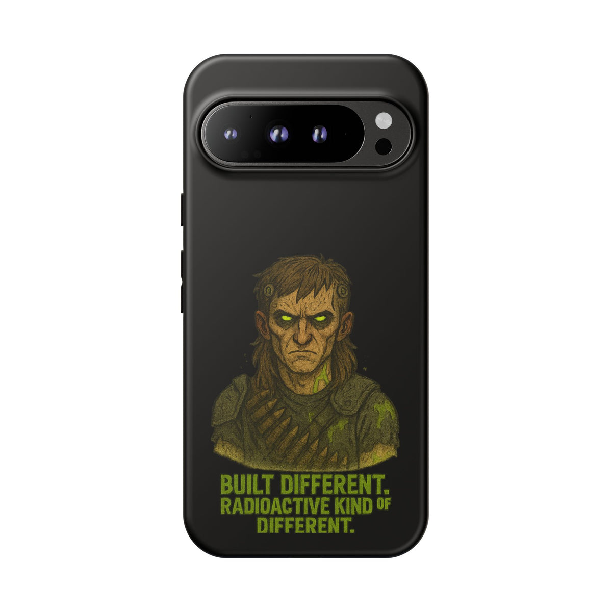 Phone Case — "Built Different, Radioactive Kind of Different" Mutant Design
