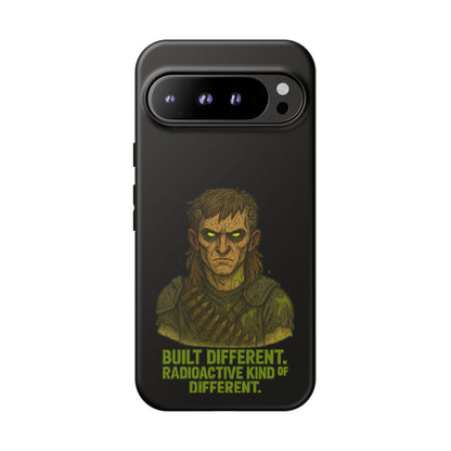 Phone Case — "Built Different, Radioactive Kind of Different" Mutant Design