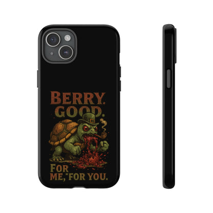 Phone Case — 'Berry Good' Zombie Turtle Graphic Tough Protective Case