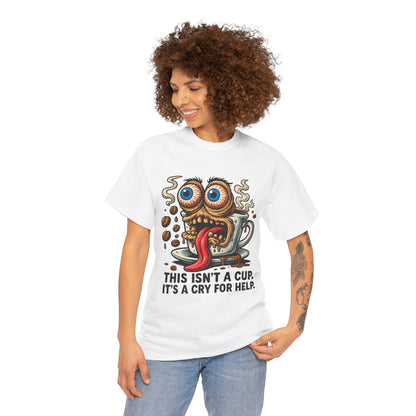 Cry for Help – Coffee Zombie Tee