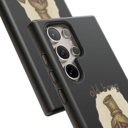 Phone Case — 'Old Bong' Funny Stoner Illustration, "This Is My Life's Bong"