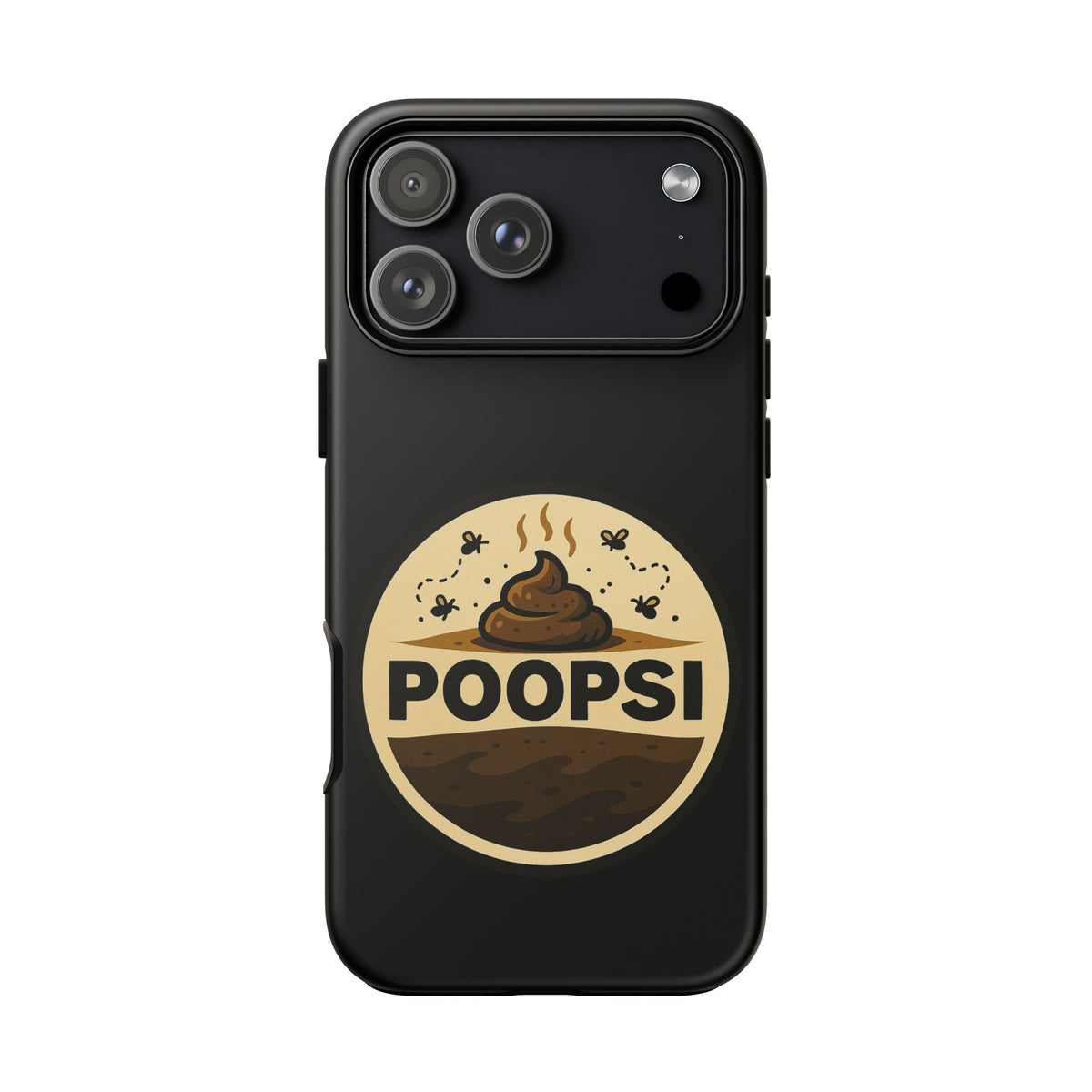 Phone Case — 'POOPSI' Funny Poop Logo Protective Cover