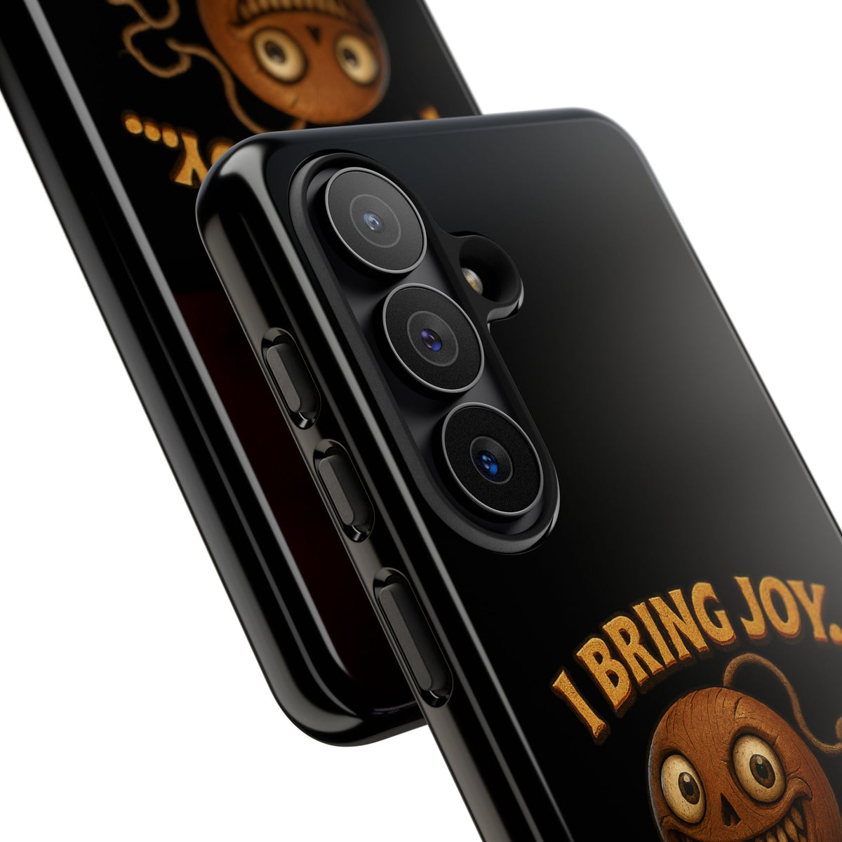 Phone Case — "I Bring Joy... and Mild Psychological Trauma" Funny Creepy Design