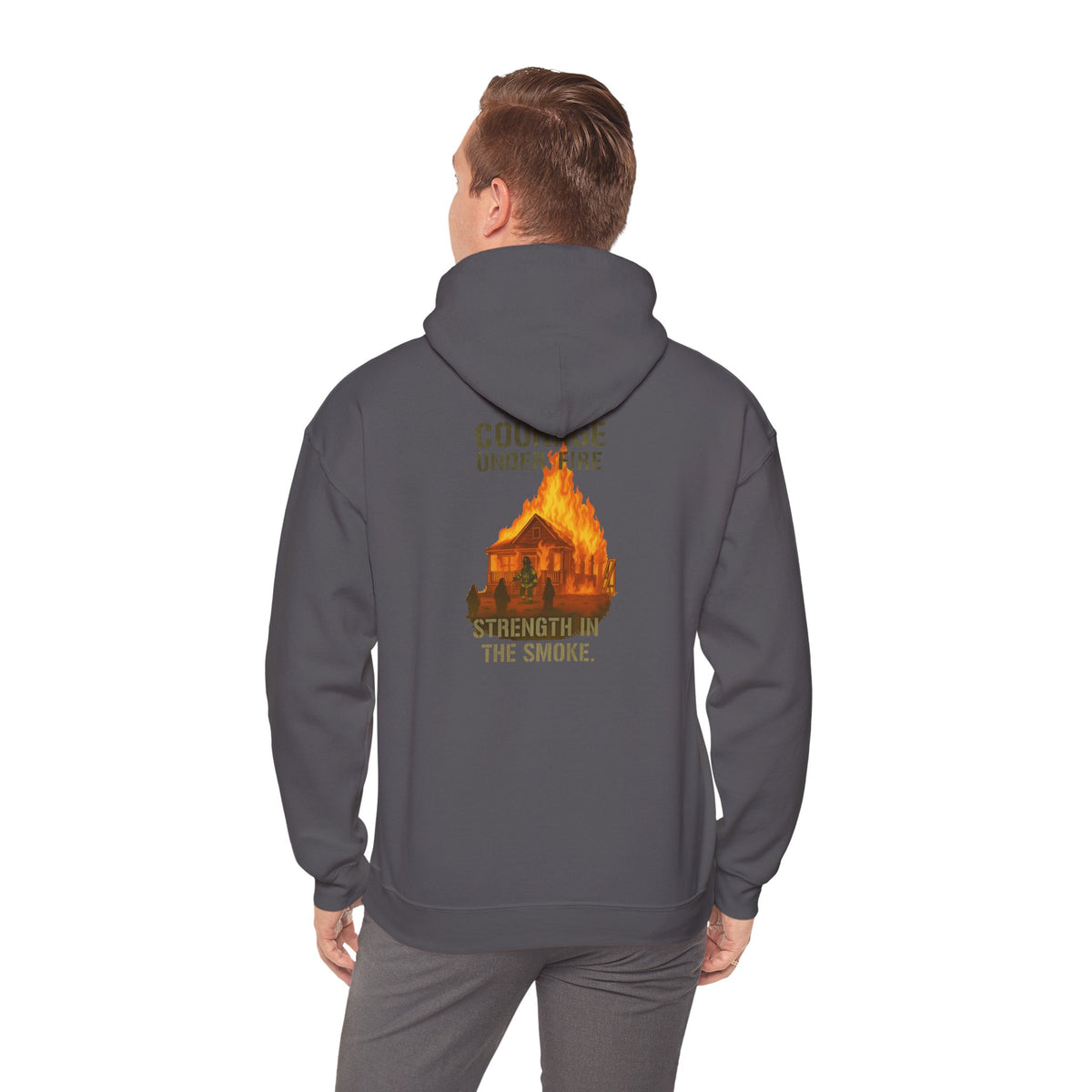 Courage Under Fire Firefighter Hoodie