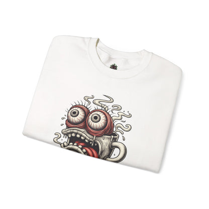 Still Tired. Just Faster. – Caffeinated Chaos Crewneck