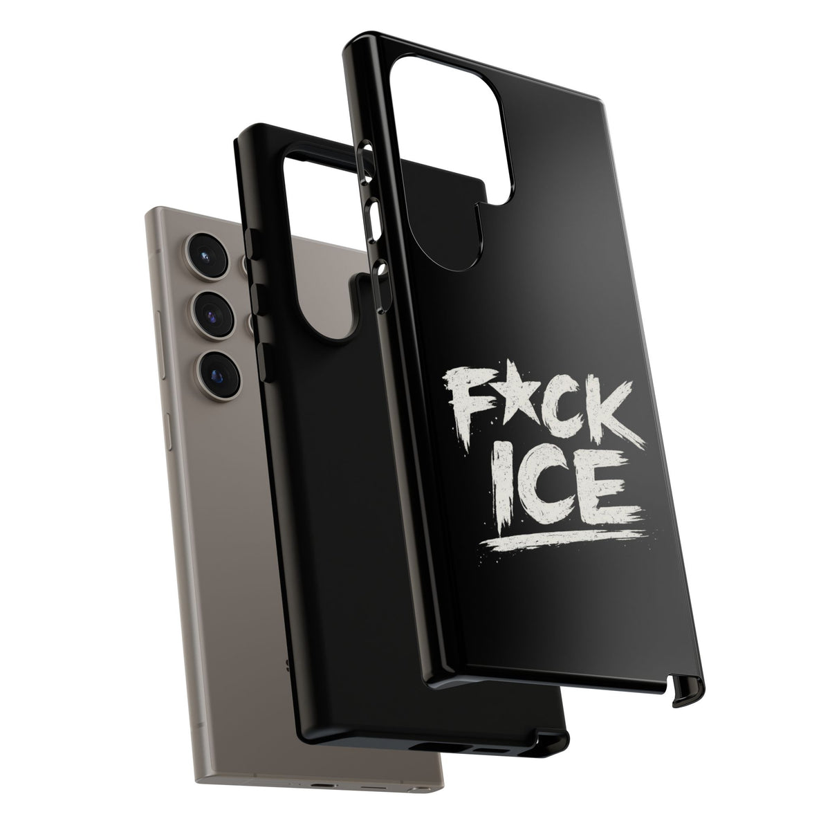 Phone Case — “F*ck Ice” Bold Protest Graphic Protective Case