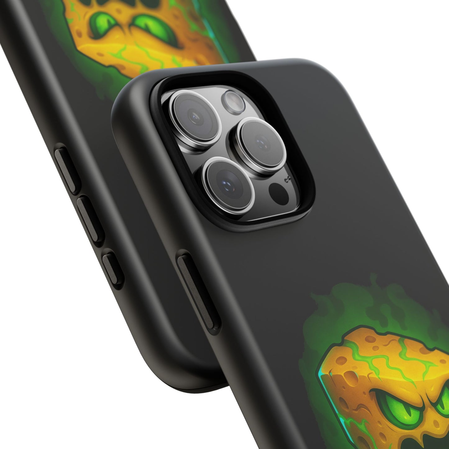 Phone Case — 'Smell That? It's Fear.' Spooky Cheese Monster Protective Case