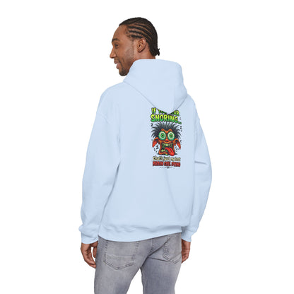 Funny Snoring Monster Hoodie – 'I'm Snoring' Graphic Back Pullover