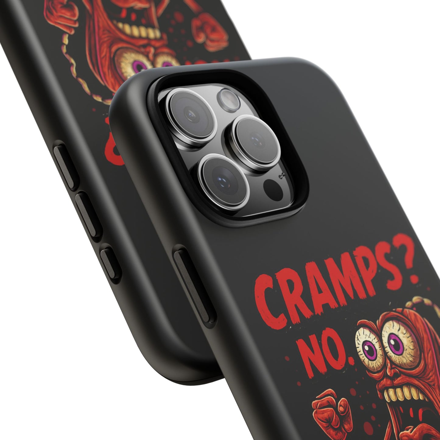 Phone Case — "Cramps? No, Wrath!" Retro Hot-Pepper Graphic