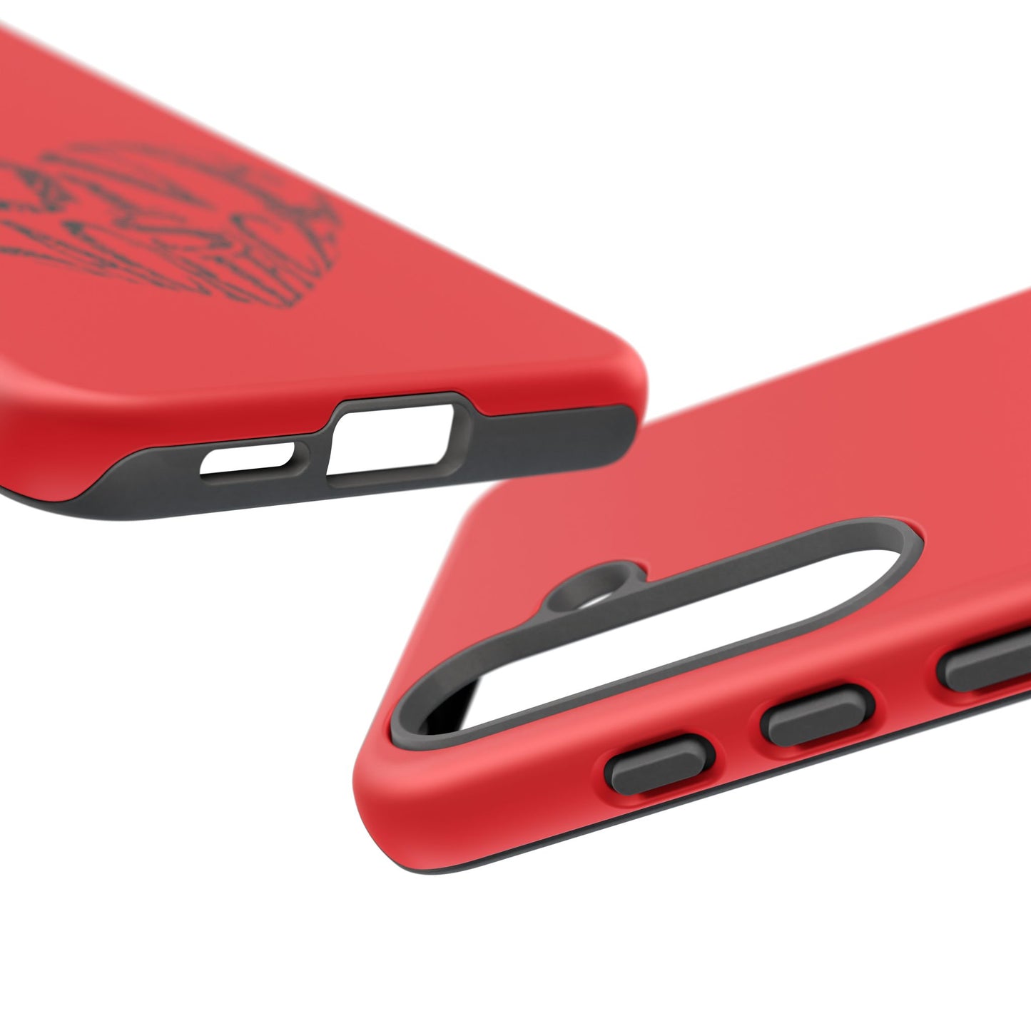 Red 'Love Justice' Heart Phone Case — Protective iPhone Cover, Valentine’s Gift
