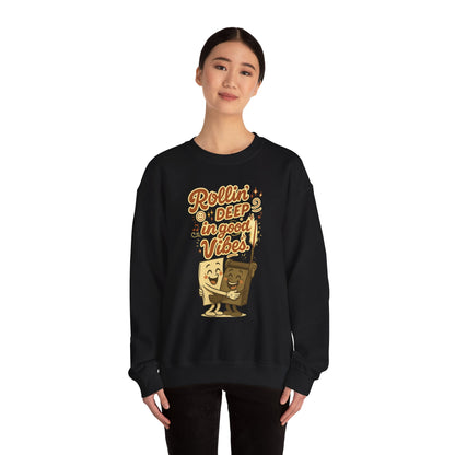 Rollin' Deep in Good Vibes Crewneck