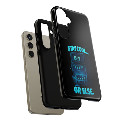 Stay Cool... Or Else. Phone Case — Neon Monster Protective iPhone Cover