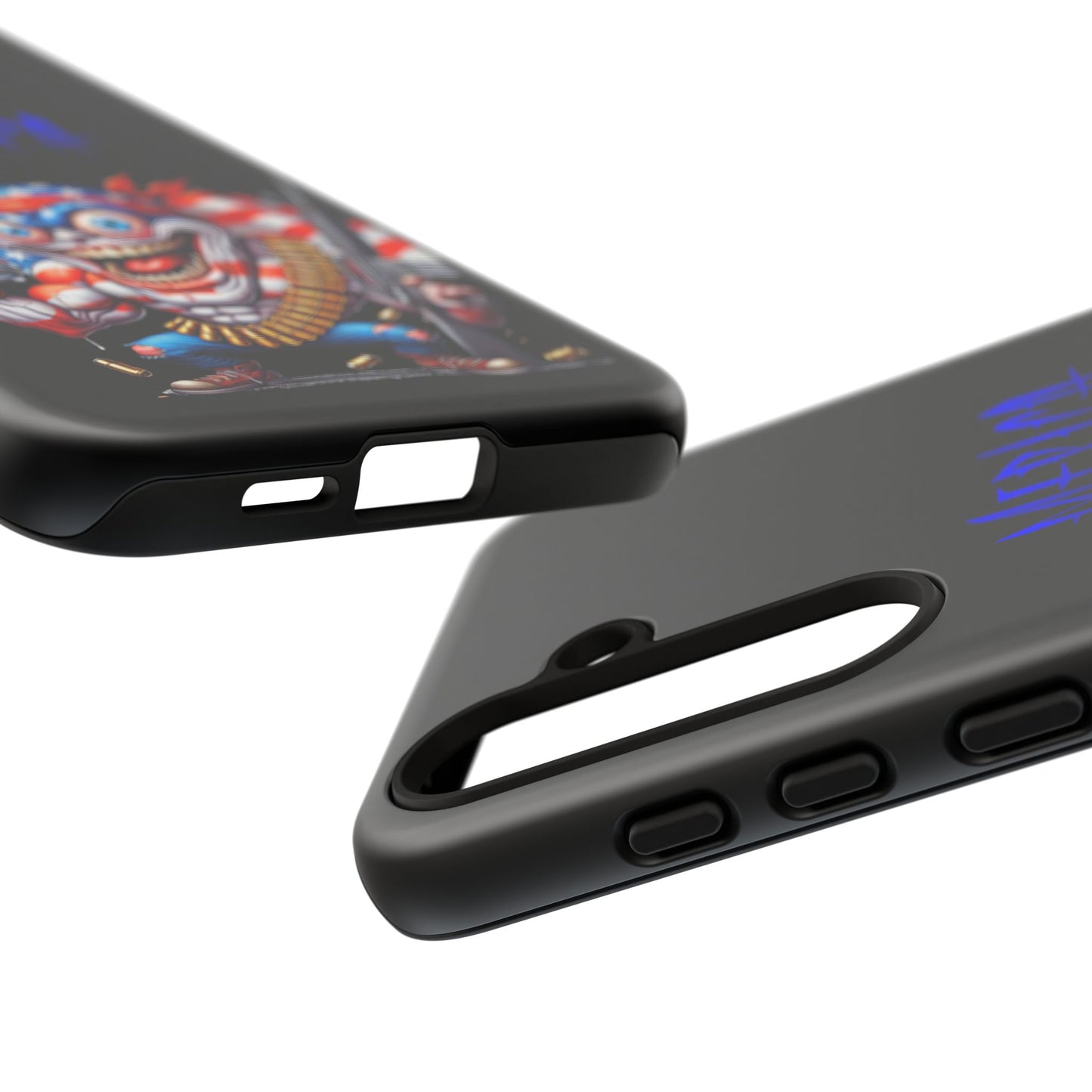 Phone Case — Patriotic 'Merica Clown with Flag, Beer & Rifle
