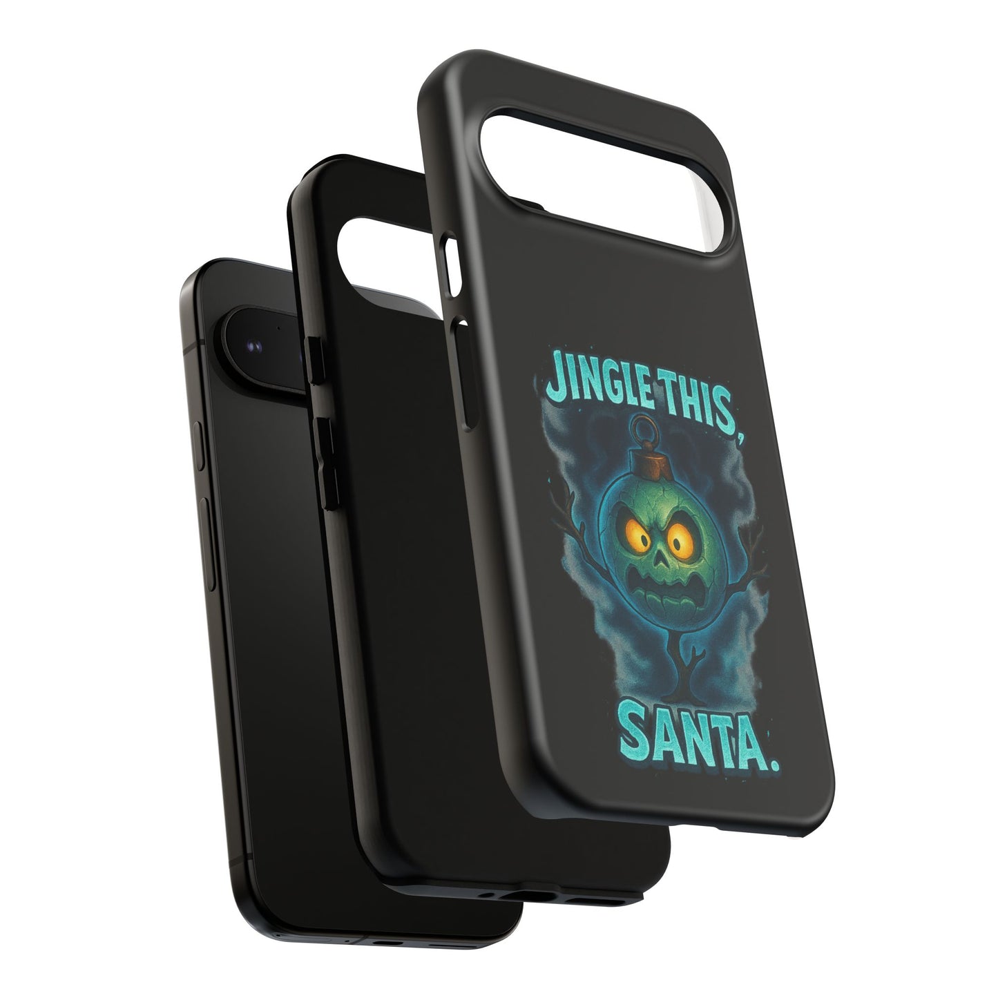 Phone Case - 'Jingle This, Santa' Spooky Holiday Protective Case