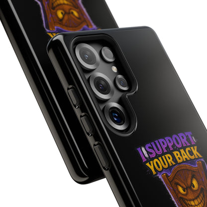 Phone Case — "I Support Your Back and Break Your Will" Funny Creepy Chair Design