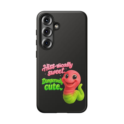 Phone Case — "Hiss-tically Sweet, Dangerously Cute" Worm Design