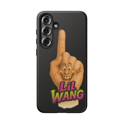 Phone Case — 'Lil Wang' Humorous Middle Finger Character Protective Cover