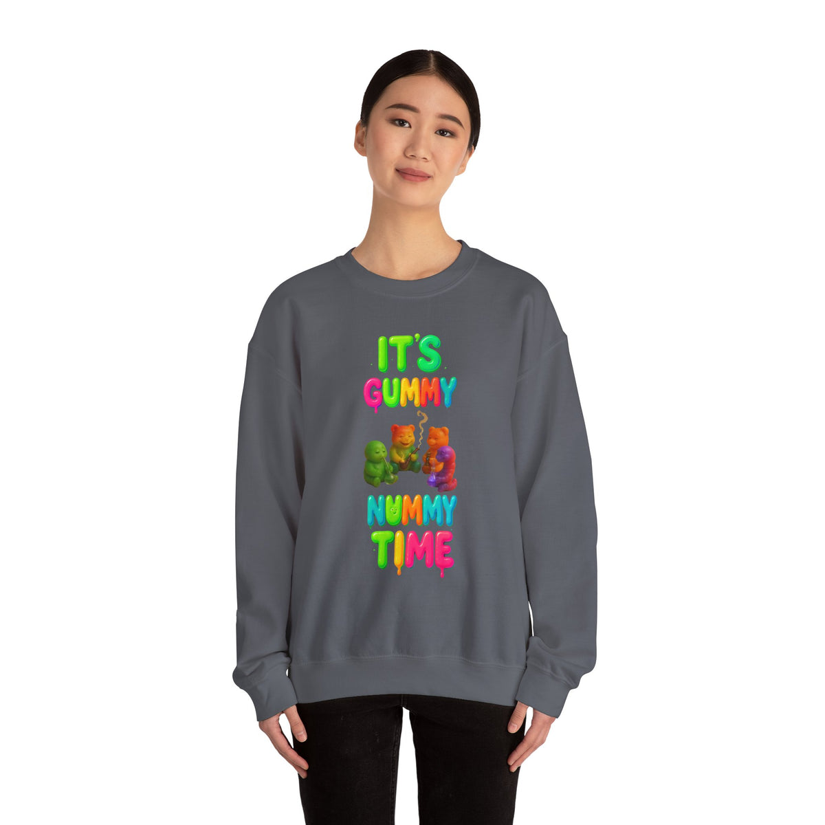 It’s Gummy Nummy Time Crewneck Sweatshirt