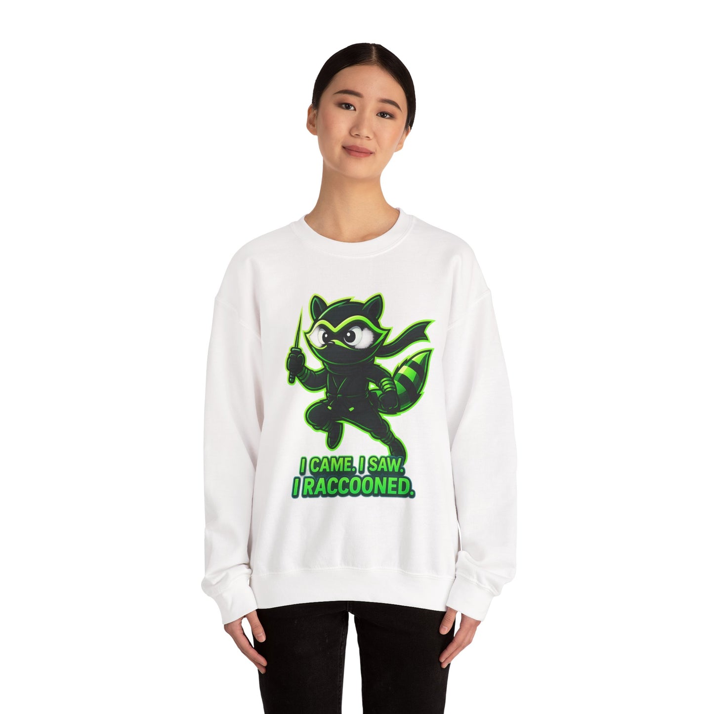 I Raccooned Ninja Crewneck
