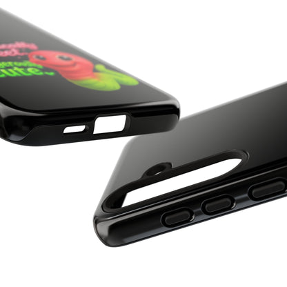Phone Case — "Hiss-tically Sweet, Dangerously Cute" Worm Design