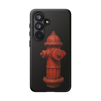 Red Fire Hydrant Phone Case — Tough Protective iPhone Cover
