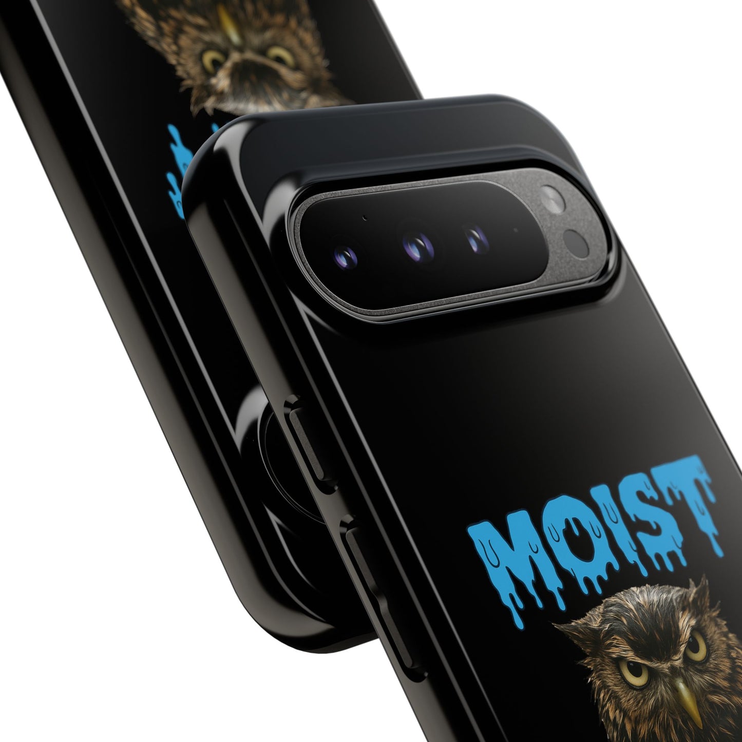 Moist Owlette Phone Case — Funny Owl Graphic Protective Case