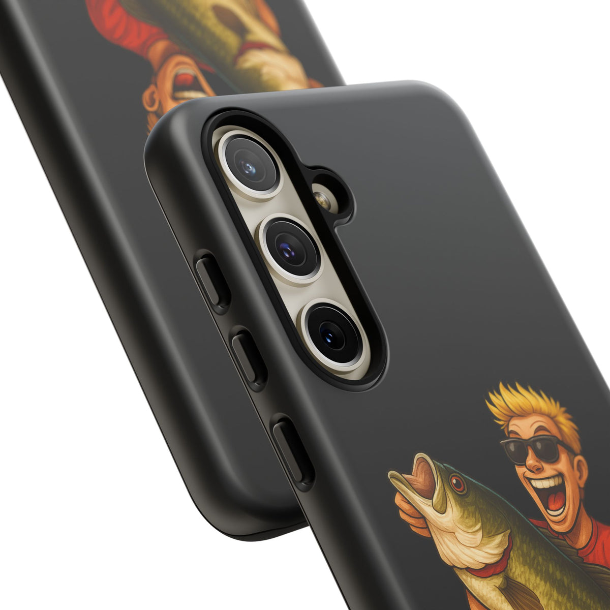 Fishing Phone Case — "I Came. I Cast. I Conquered." Graphic Bass Design