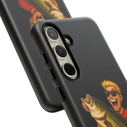 Fishing Phone Case — "I Came. I Cast. I Conquered." Graphic Bass Design