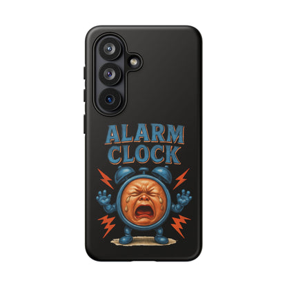 Phone Case — "Alarm Clock" Retro Screaming Clock Protective Cover