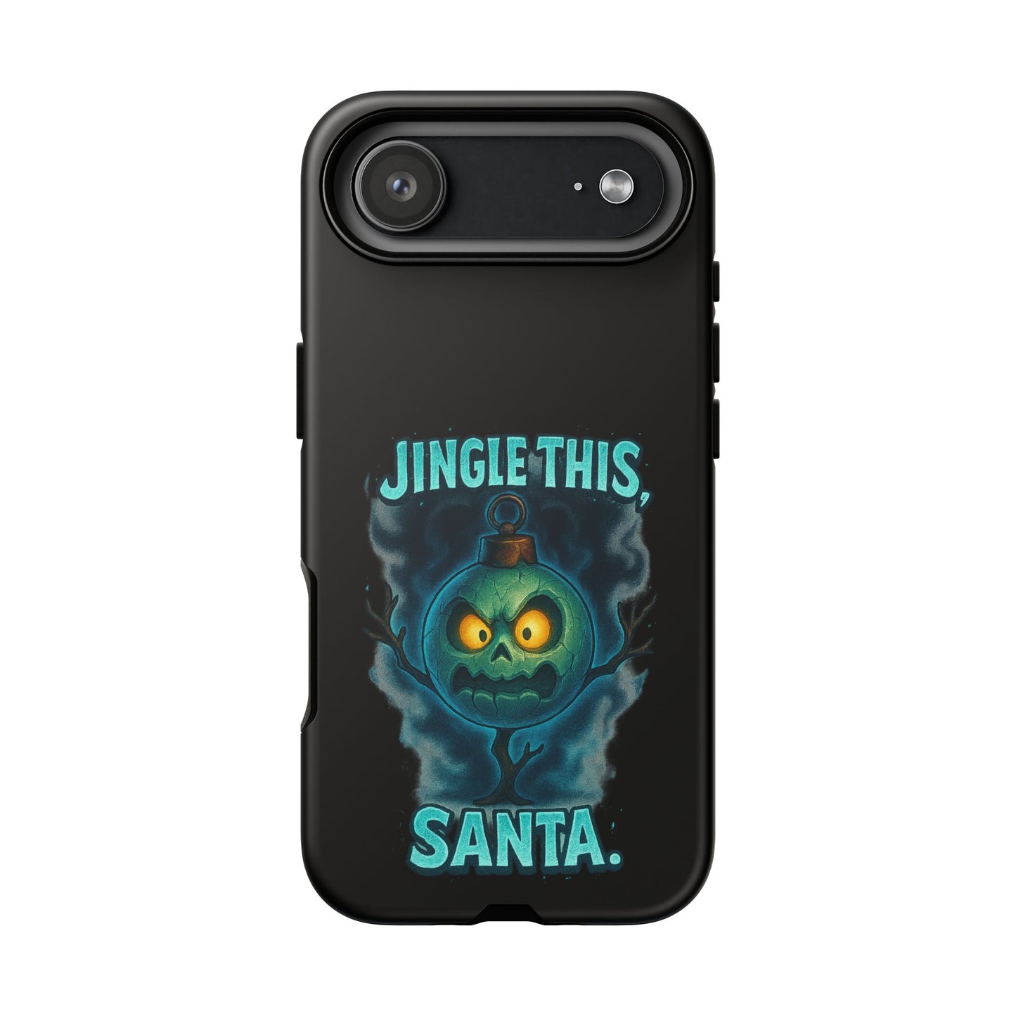 Phone Case - 'Jingle This, Santa' Spooky Holiday Protective Case
