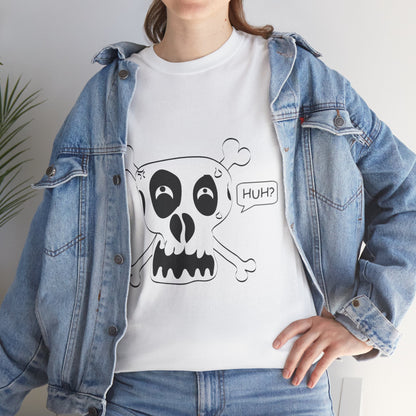 "Huh?" Confused Skull T-Shirt