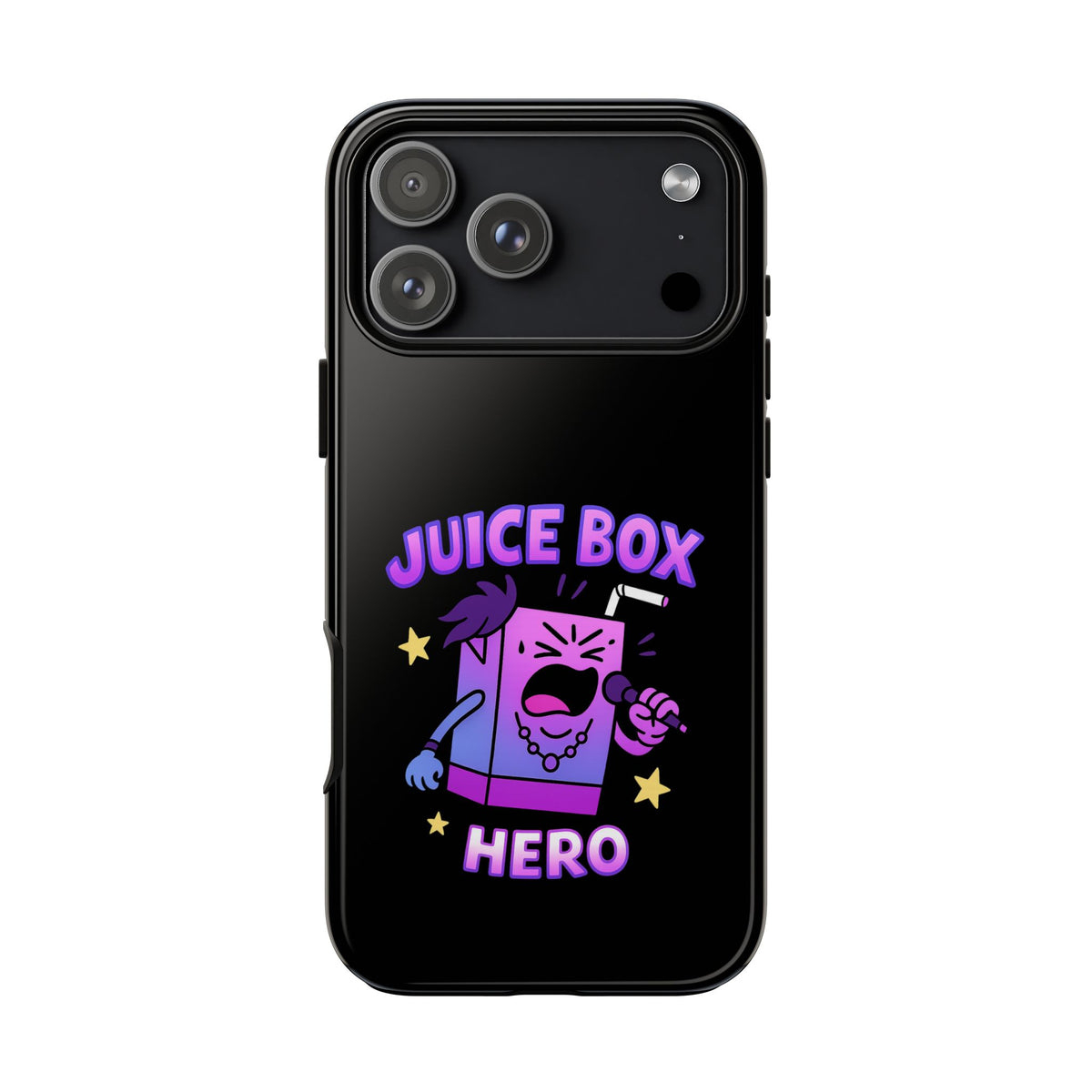 Phone Case — 'Juice Box Hero' Cute Cartoon Protective Cover