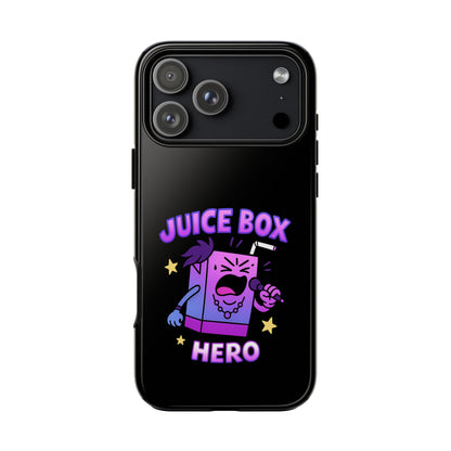 Phone Case — 'Juice Box Hero' Cute Cartoon Protective Cover