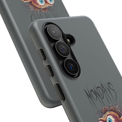 Mondays Zombie Character Phone Case – Funny Groggy Coffee Phone Cover
