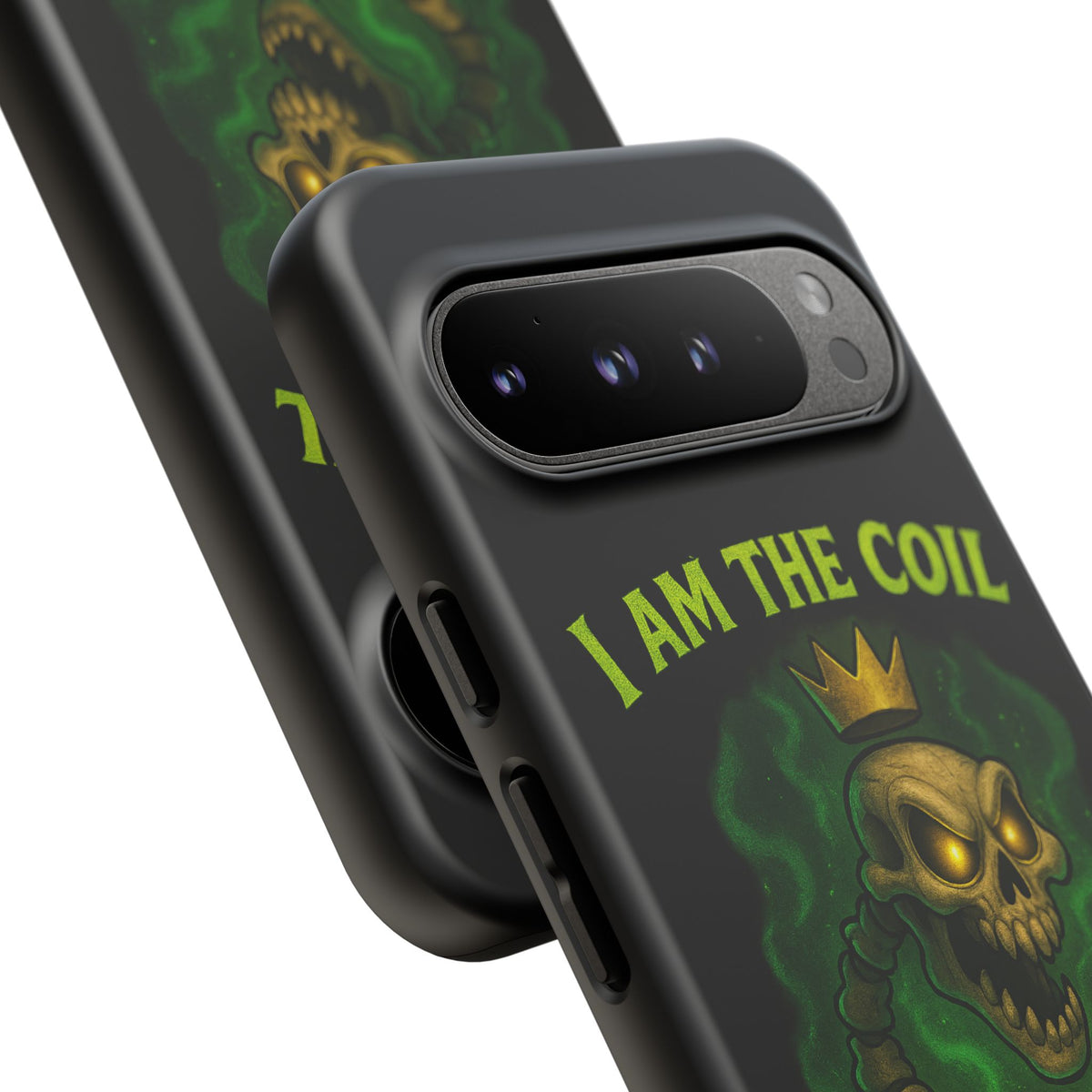 Tough Cases — “I Am The Coil In Your Nightmares” Skull Snake Shockproof Phone Case