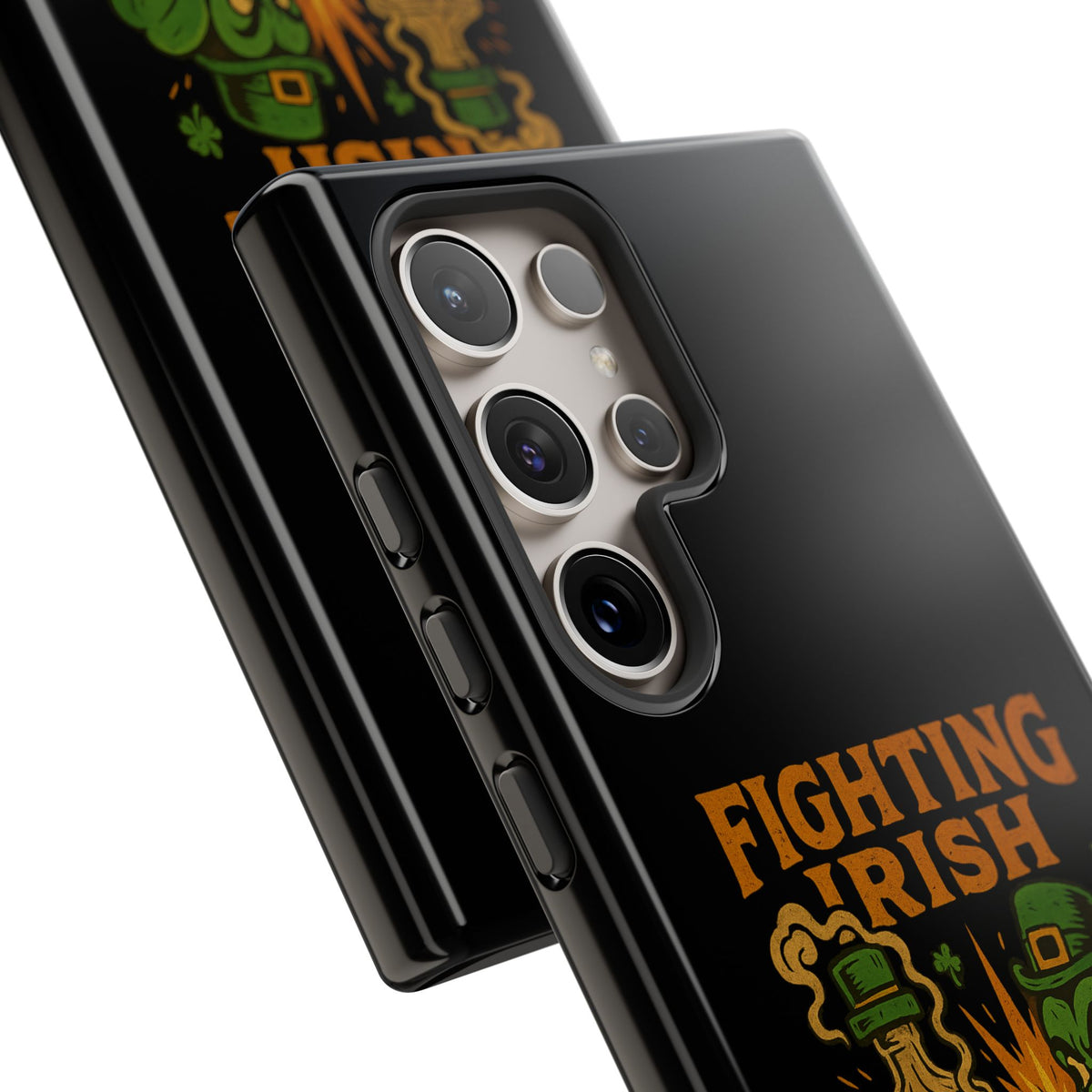Phone Case — "Fighting Irish: Luck Ran Out, Fists Didn’t" St. Patrick’s Protective Cover
